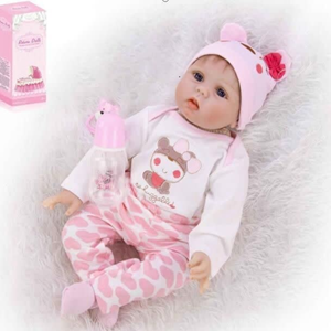 عروسک نوزاد دختر 43 سانتی مدل Reborn Lifelike Baby Girl Doll ZY605743_اسباب بازی